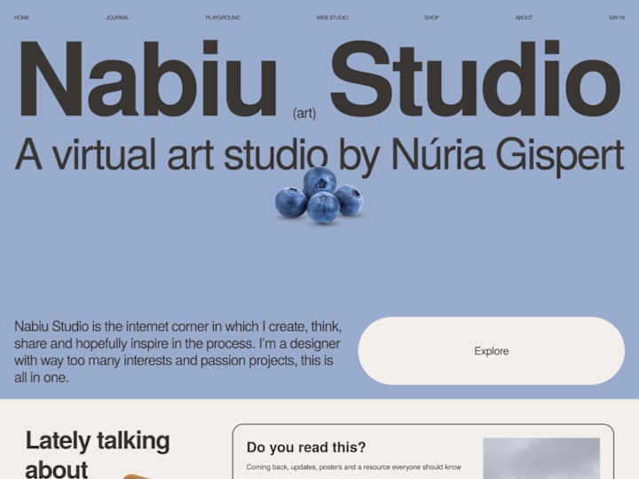 Cover image for Nabiu (art) Studio