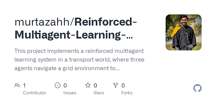 Cover image for Reinforced Multiagent Learning System in a Transport World