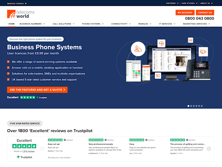 Cover image for Telecoms World - Webflow Development | JS | API | n8n