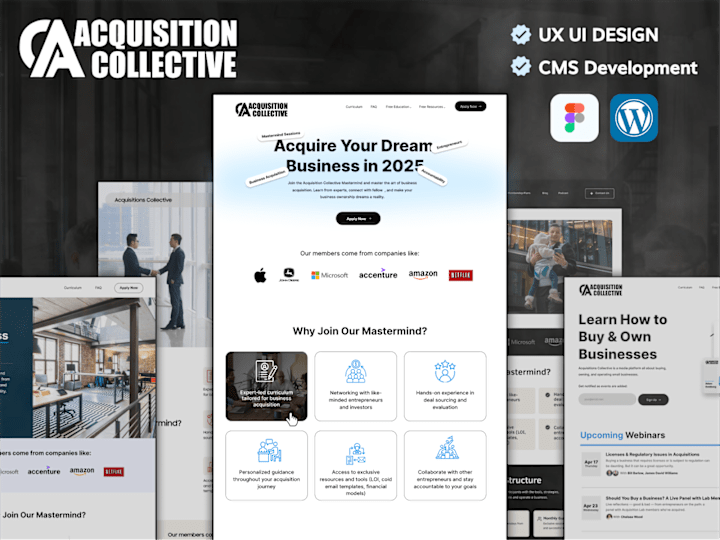 Cover image for Acquisition Collective WordPress Website Development