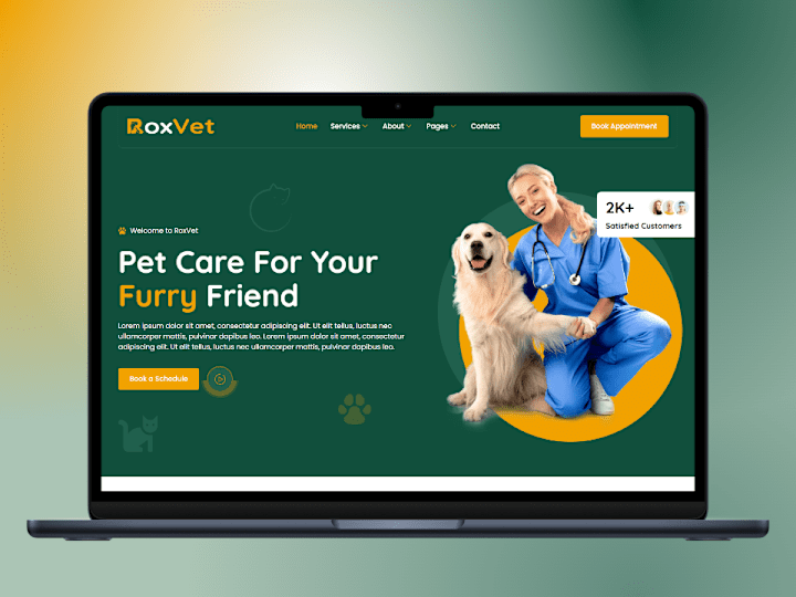 Cover image for Pet Care Website | Gohighlevel | Figma UI/UX