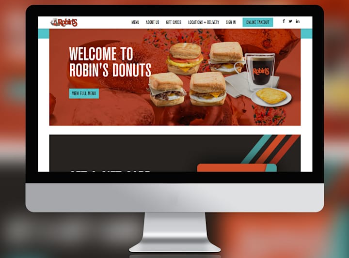 Cover image for Custom WordPress Website - Robin's Donuts