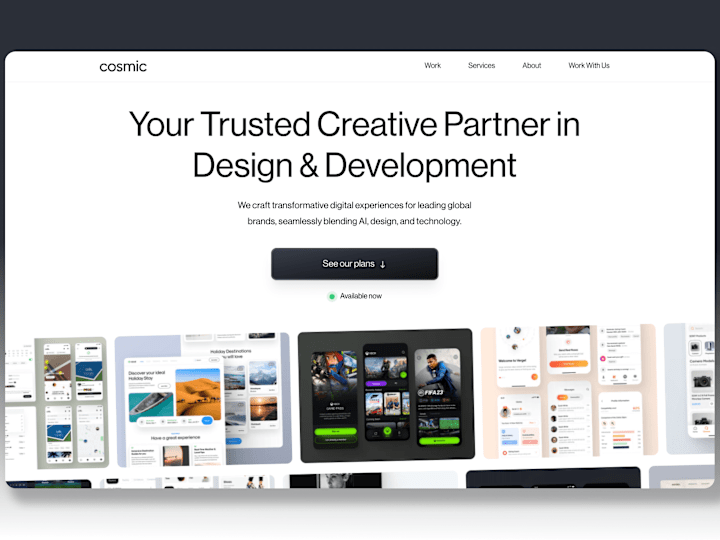 Cover image for Cosmic- Figma to Webflow development