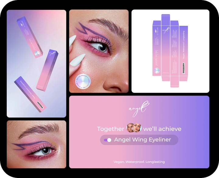 Cover image for Angel Wing Eyeliner | Packaging Design