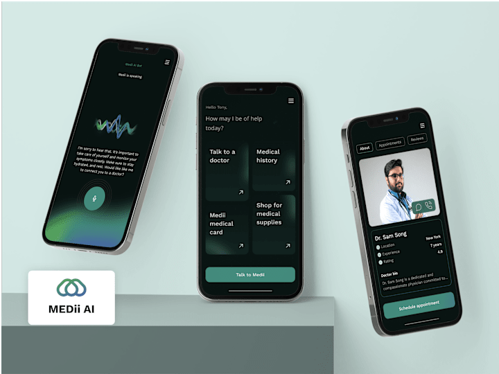 Cover image for Meddi AI - Healthcare | UI/UX | Interaction | Figma | Mobile App