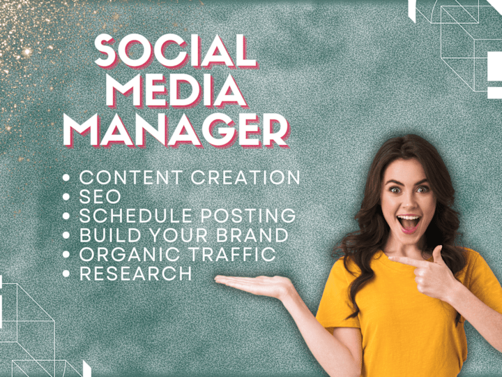 Cover image for I will be your social media manager for Instagram, YouTube, FB