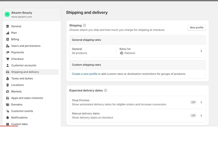 Cover image for Shipping and Payments Settings on Shopify