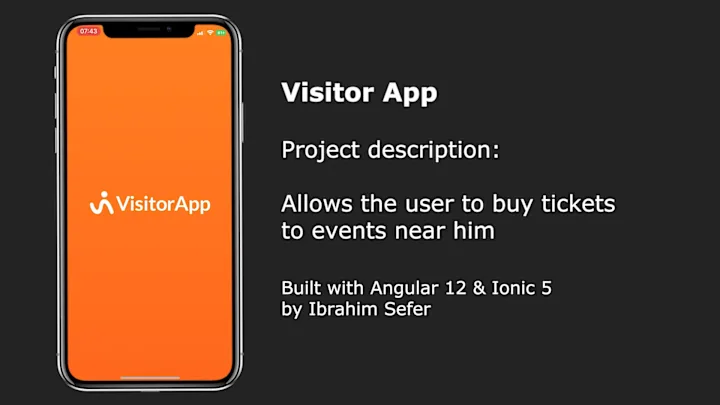 Cover image for Angular 12 & Ionic 5 - Events & Tickets App on Vimeo