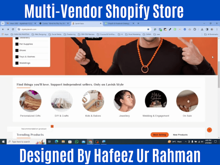 Cover image for Multi-Vendor Shopify Store Development