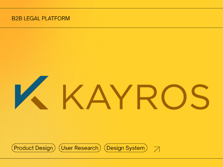 Cover image for Kayros Case study — Olha Pushkarova