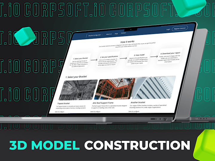 Cover image for Complex business tool development for the 3D model construction