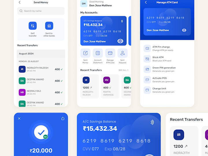 Cover image for Bank Mobile app - UI/UX