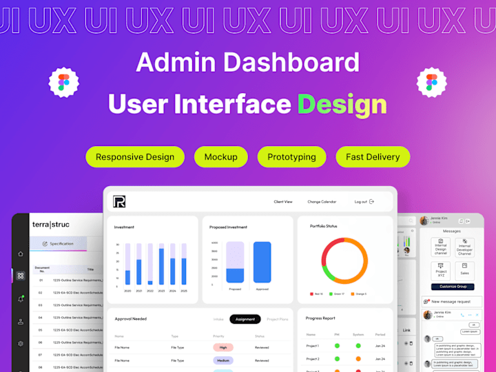 Cover image for You will get Dashboard & admin panel UI UX | Dashboard Design