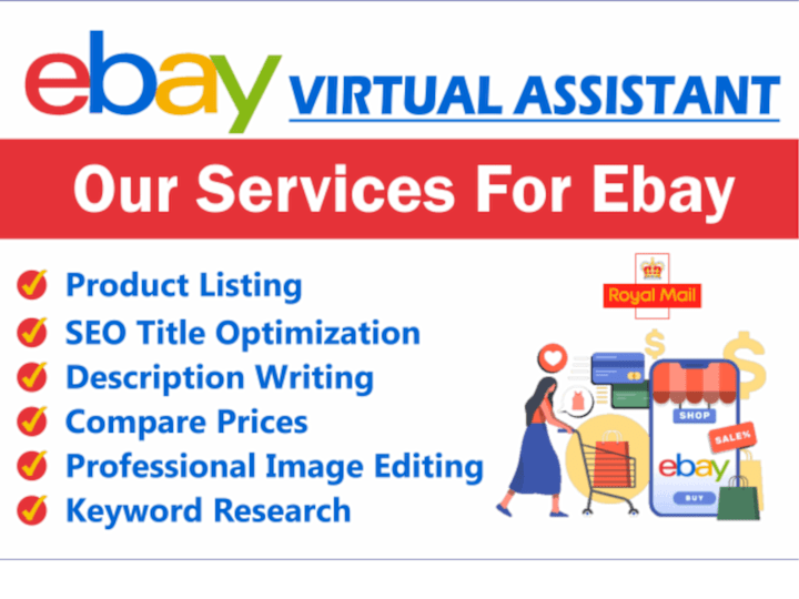 Cover image for I will be your eBay account virtual assistant
