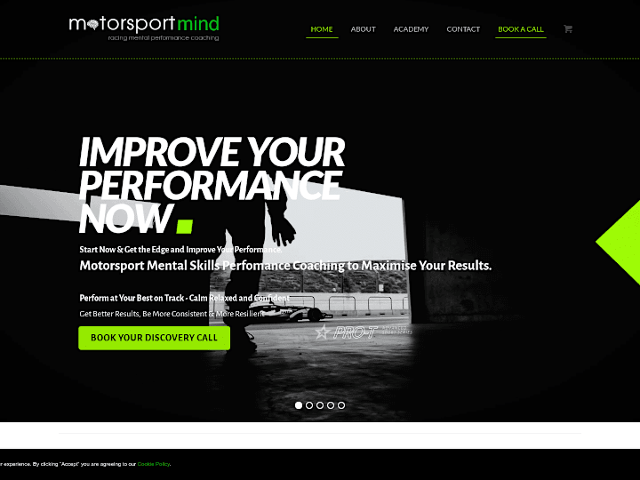 Cover image for Motorsportmind: A Custom Sport Performance Training Website