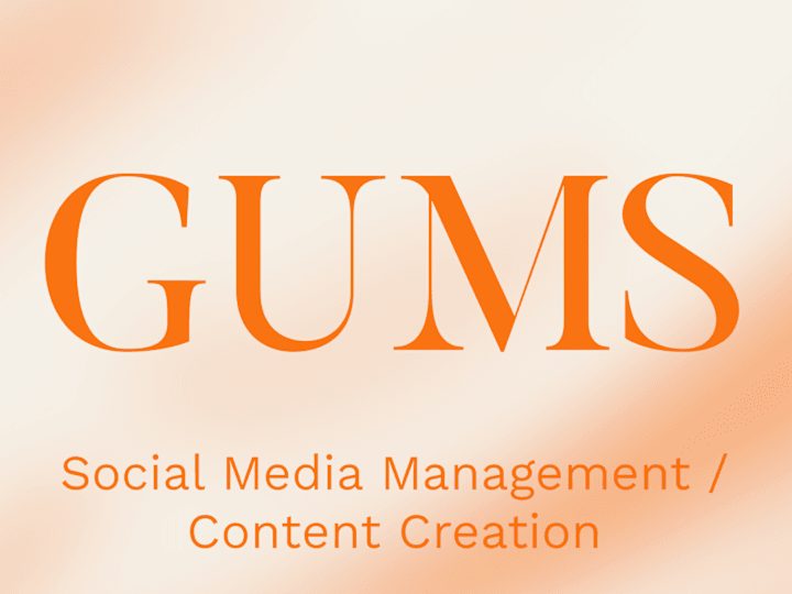 Cover image for Social Media Managment - GUMS