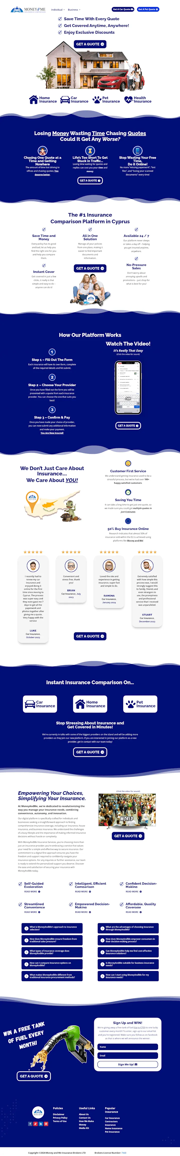 Cover image for Money & Me Insurance Comparison