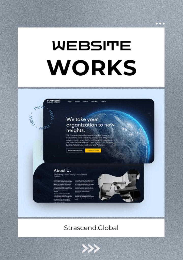 Cover image for Website Design & Development for Strascend Global