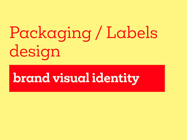 Cover image for Packaging / Labels design