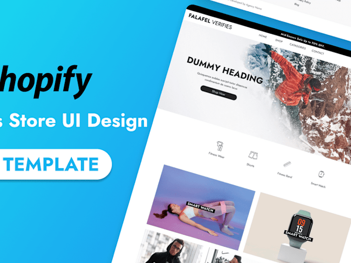 Cover image for Custom Shopify theme development 