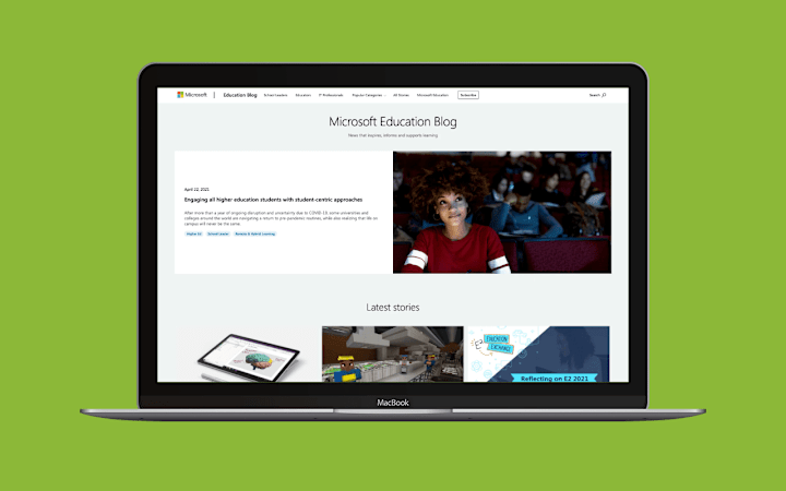 Cover image for Microsoft Education Blog