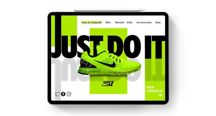 Cover image for Self-designed Nike Page