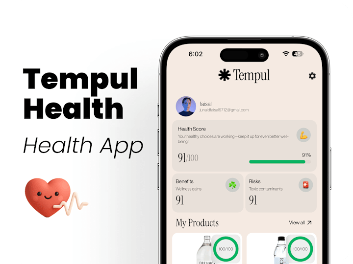 Cover image for Tempul Health - Health App