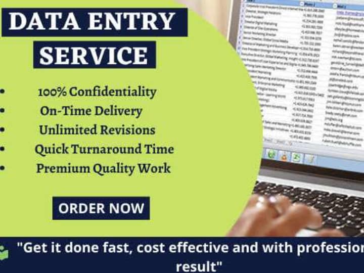 Cover image for Data entry sample