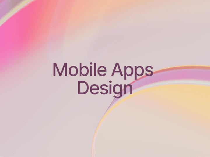 Cover image for Mobile App design