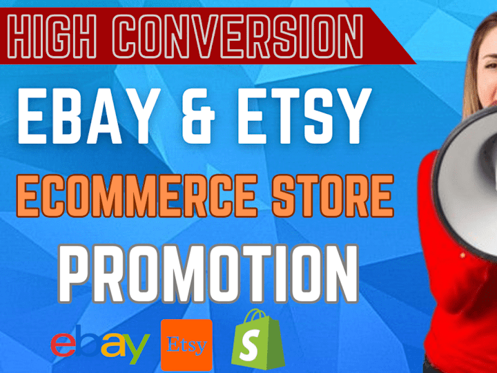 Cover image for I will do Etsy eBay shop promotion Etsy eBay listing SEO
