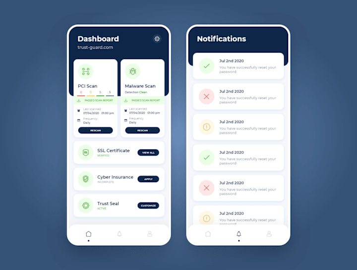 Cover image for Trustguard - Web security and protection app