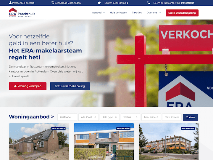 Cover image for Era Makelaardij Rotterdam Home Page - EraMakelaardijRotterdam