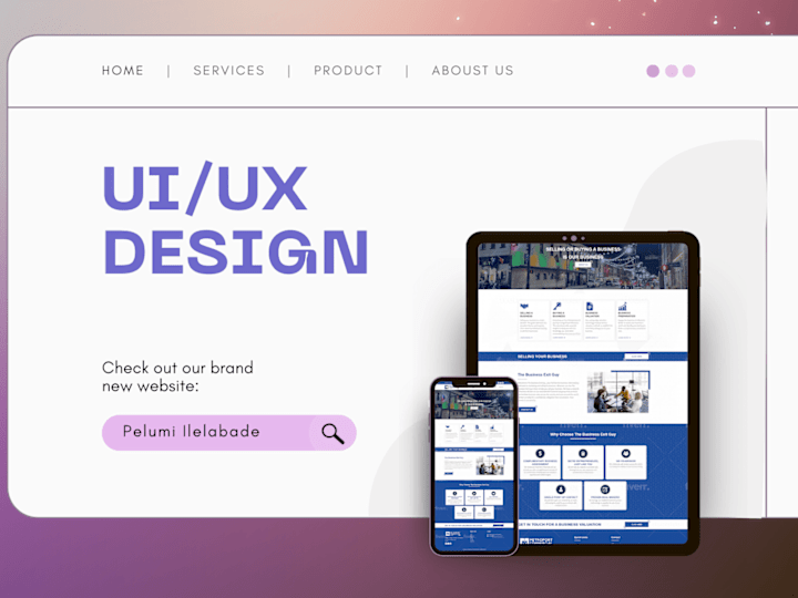 Cover image for UI/UX Design - Website & App design Webapp and responsive design