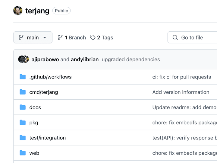 Cover image for https://github.com/andylibrian/terjang