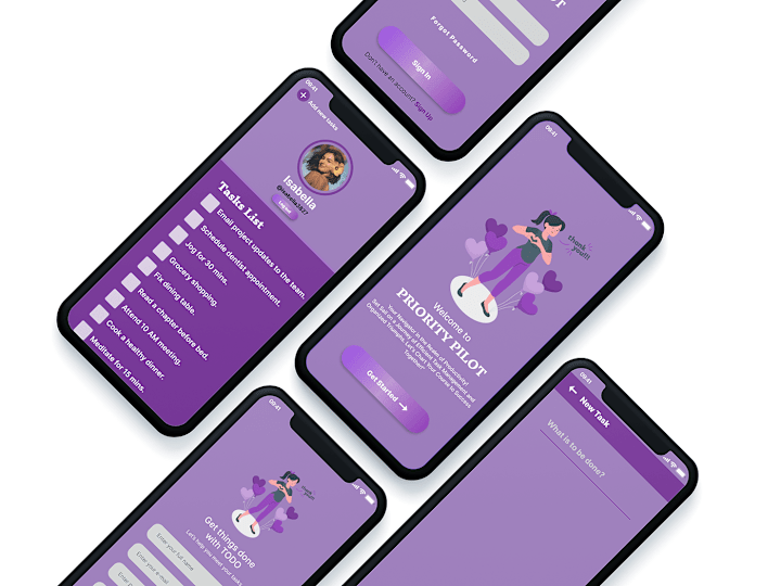 Cover image for Priority Pilot - Mobile App (TODO List) :: Behance