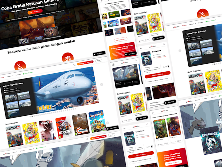 Cover image for gameQoo cloud gaming by Telkom Indonesia