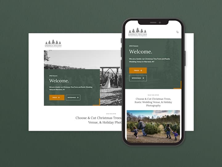 Cover image for Emmerich Tree Farm Website 