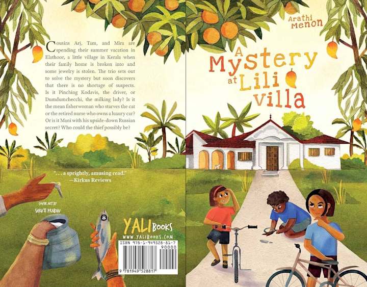 Cover image for A Mystery at Lili villa Book Cover