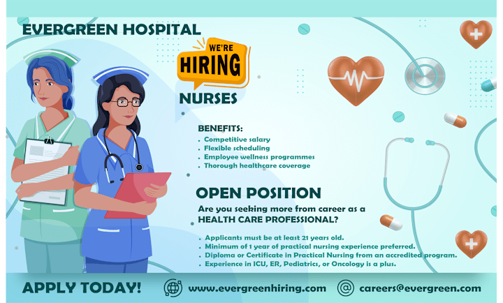 Cover image for Staff Recruitment for EVERGREEN HOSPITAL