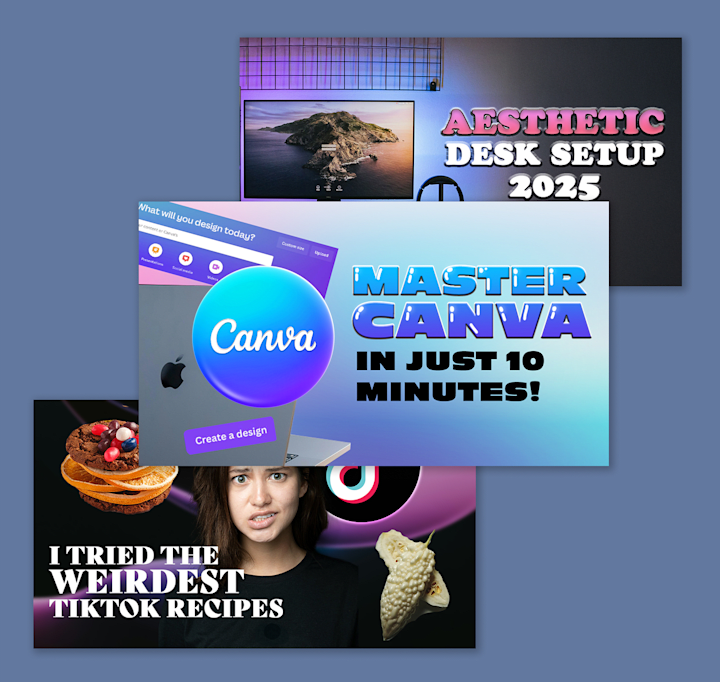 Cover image for YouTube Thumbnail Designs