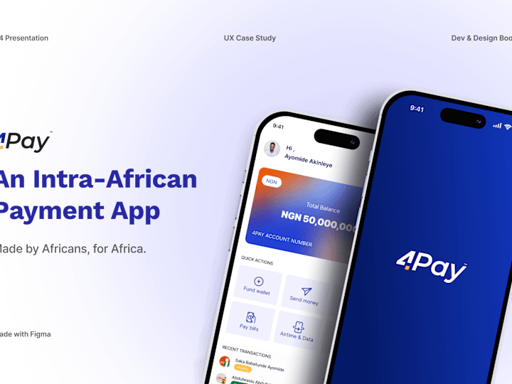 Cover image for Fintech App Design - 4Pay app