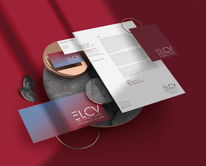 Cover image for ELCV Law Brand Identity