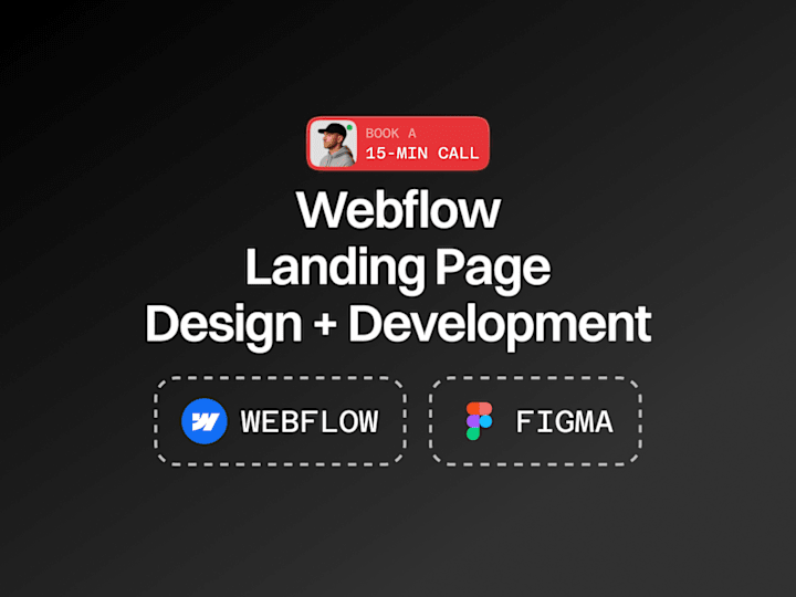 Cover image for Landing Page Webflow Design + Development