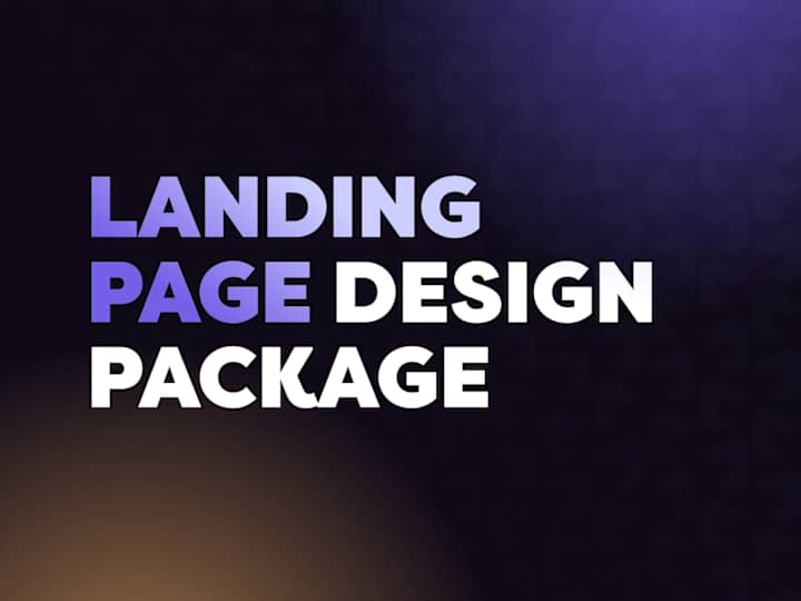 Cover image for Landing Page Design Package ✨