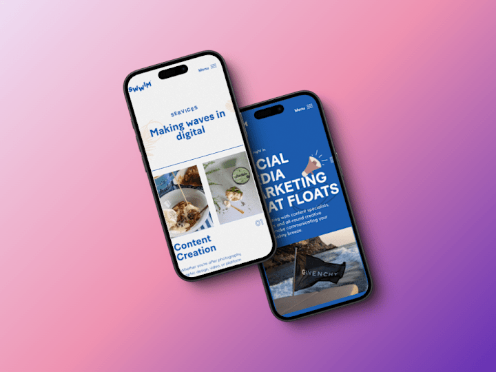 Cover image for Website Redesign for a Social Media Marketing Agency