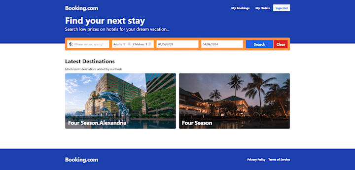 Cover image for Hotel Booking App