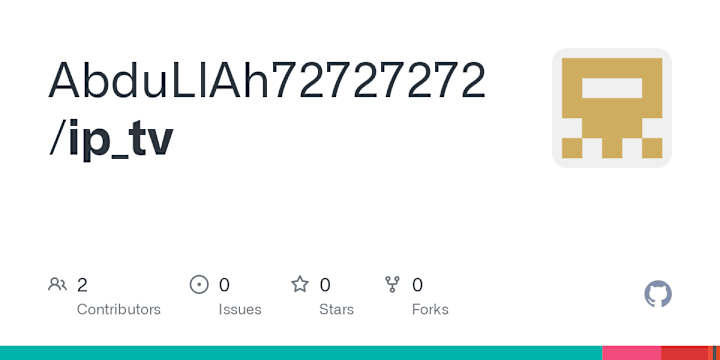 Cover image for AbduLlAh72727272/ip_tv