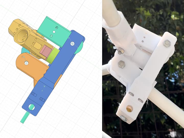 Cover image for SolStations Leaf Cover Angle Adjustment Mechanical Assembly