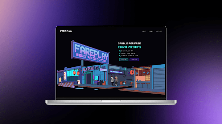 Cover image for Fareplay | Web3 Crypto Casino UI Dashboard & Landing Page 