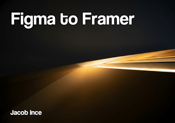 Cover image for Figma to Framer Website Development